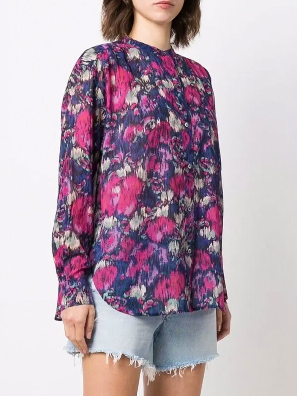 Isabel Marant Étoile Chemise Mexika Faded Night Blouse Size EU 34